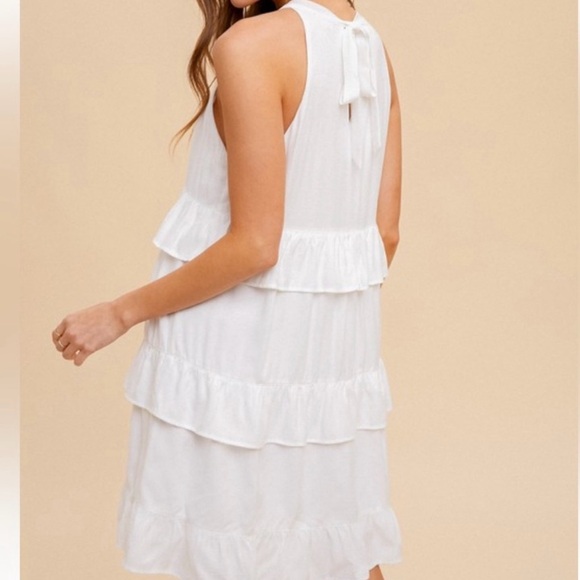 Hem & Thread NWT white tiered dress - Picture 2 of 2